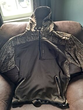 Drake Brown and Camo Insulated Hunting Jacket